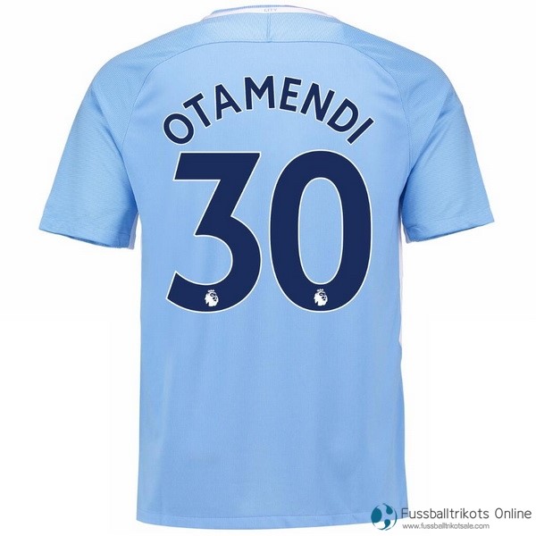 Manchester City Trikot Heim Otamendi 2017-18 Fussballtrikots Günstig